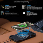 15W Fast Car Wireless Charger Anti-skid Silicone Charging Pad For Samsung HUAWEI iPhone Charging Mat for Smartphone Car Styling
