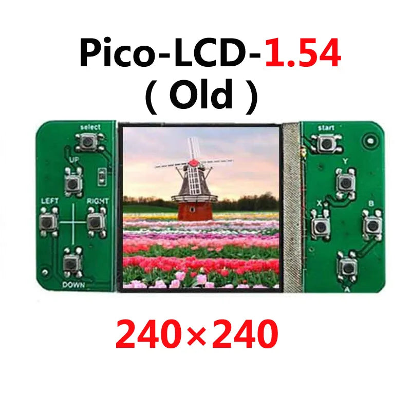 Raspberry Pi Pico Game Module  1.54inch LCD display screen  with Button GPIO GPIO interface Keys Gamepad layout