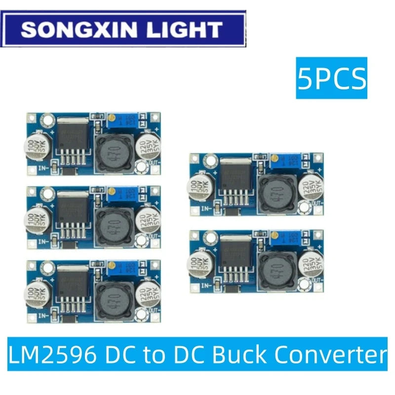 1/5/10pcs LM2596 DC to DC Buck Converter 3.0-40V to 1.5-35V Power Supply Step Down Module