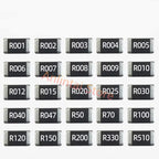 100PCS SMD Resistance 1R00 2R00 3R00 44R2 61R9 0805 1210 1812 1206 2010 2512 ±1% Thick film resistor