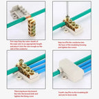 5/10PCS T-type High power branch terminal wire terminal Quick Junction Box Terminal Block Electric Cable CONNECTORS  copper