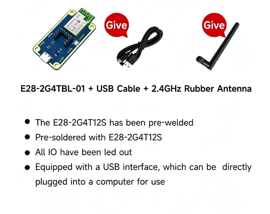 EBYTE E28-2G4T20SX E28-2G4T27SX E28-2G4T12S Lora Wireless Module 2.4Ghz E28 UART Series Transmitter Receiver RF Module