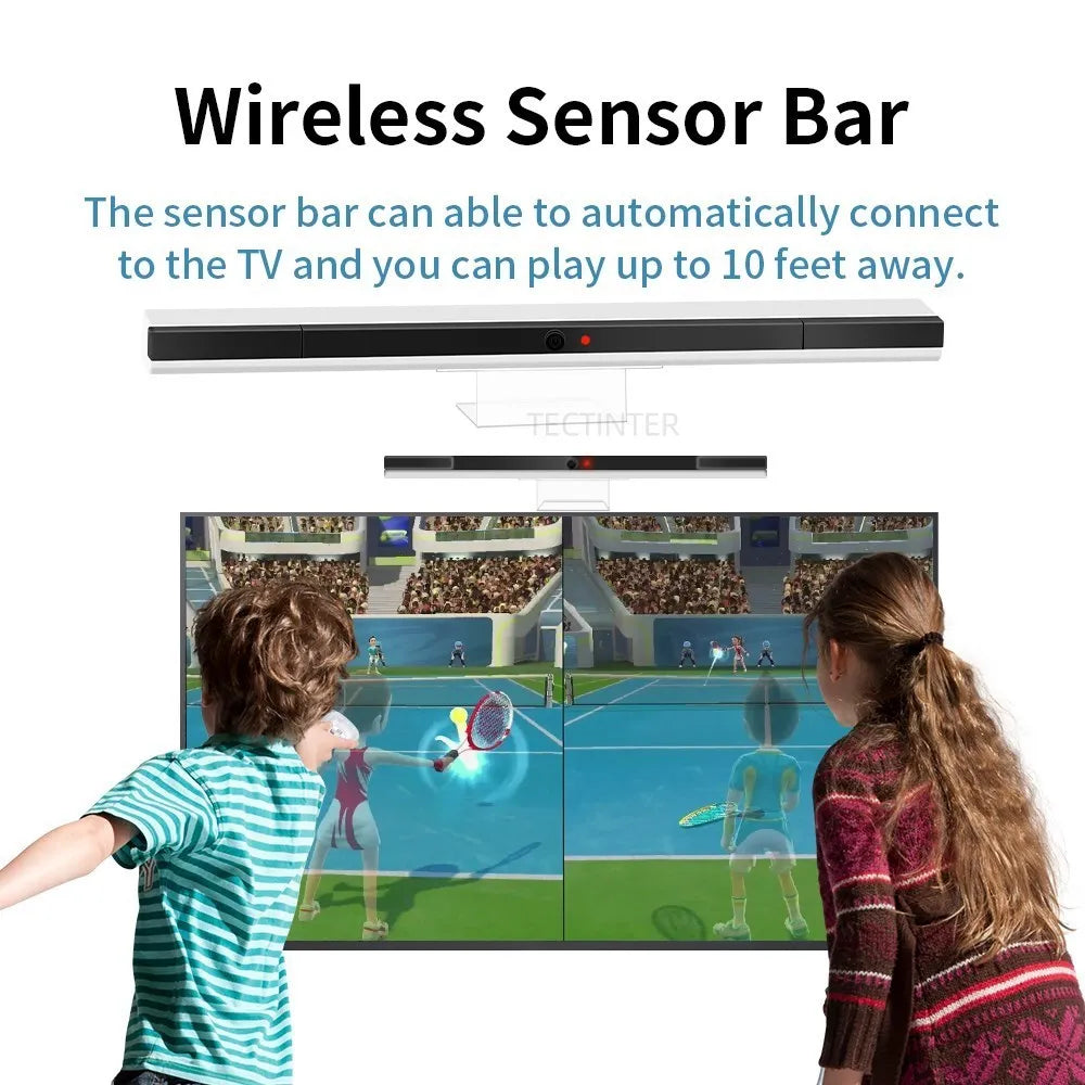 Wired /Wireless Infrared IR Signal Ray Sensor Receiver Bar For Wii Bluetooth Sensor Remote Bar Receiver Holder For Wii