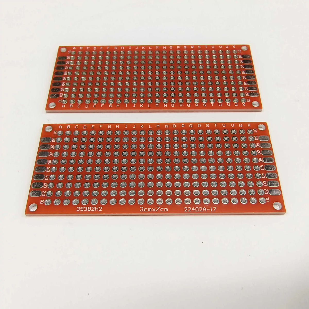5PCS Double Sided Universal PCB Board 3x7/5x7cm Protoboard Stripboard Circuit Laminate for Maker Hobby