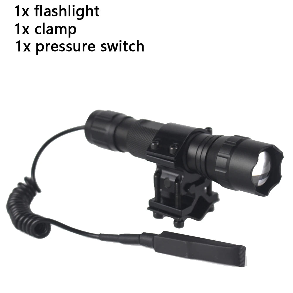 501C 200 Yard 850nm/940nm IR Flashlight Zoomable Focus LED Infrared Radiation Lamp Night Vision Torch Hunting Waterproof Lantern