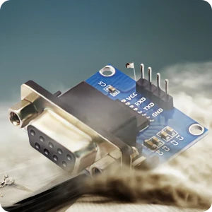 5PCS RS232 To TTL Converter Module，MAX3232 3.3V To 5V RS2323 COM Serial Prot Board To TTL Connector for Arduino Microcontrollers