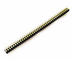 10pcs 1X40P 2.54mm 0.1" Round Hole L10/L11.96 Straight Gold Cuttable Arduino Raspberry pi Breadboard Connector Male Pin Header