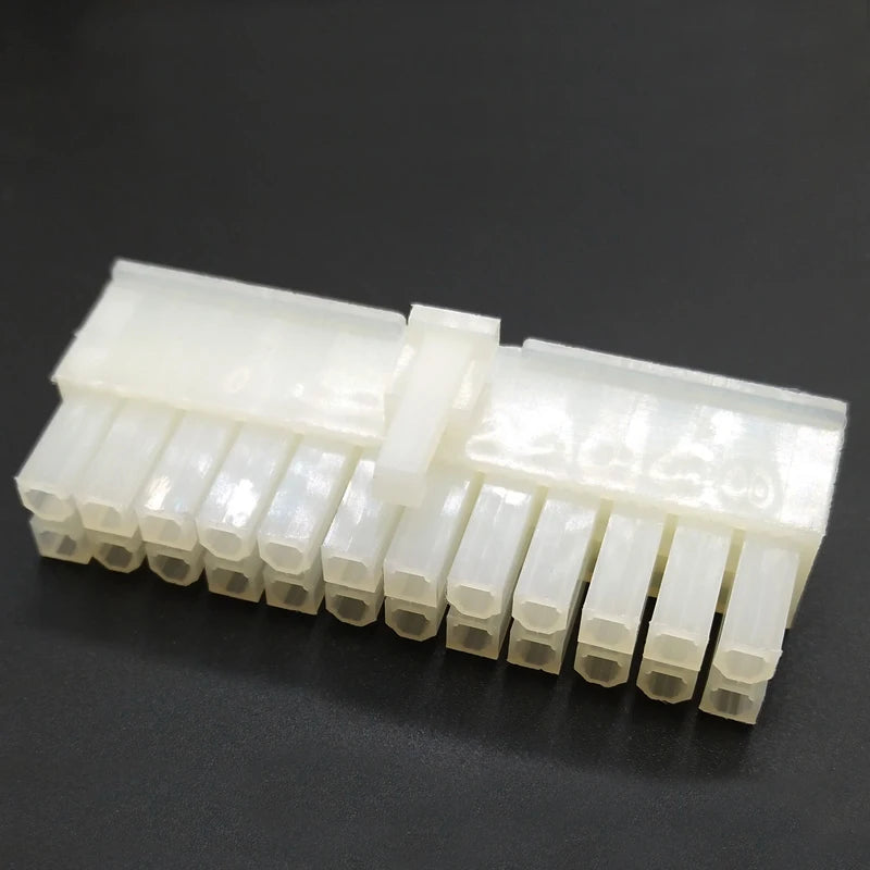 10pc 5557-P 4.2mm/0.165" Automotive Wiring Harness Dual Row Male Plug Housing Conn 2x1-2x12P for PC Graphic Card PCI-E ATX Power