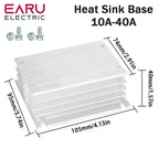 EARU Three Phase DC Control AC Solid State Relay Module SSR 10A 25A 40A 60A 80A 100A 150A 200A 5-32VDC to 24-480VAC Heat Sink