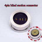 Magnetic Charging 4-pin 360 ° Blind Suction Waterproof Magnetic Connector For Medical Beauty Treatment Signal Transmission