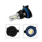 3030 10SMD White/Amber PH24W Canbus DRL for Peugeot 3008 5008 Car LED Daytime Running Light Lamp for Citroen C5 MK2