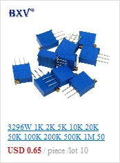 WH138-1 Potentiometer Adjustable Resistance Speed Regulator With Switch WH138 B5K B10K B20K B50K B100K B250K B500K 10K 100K 2PCS