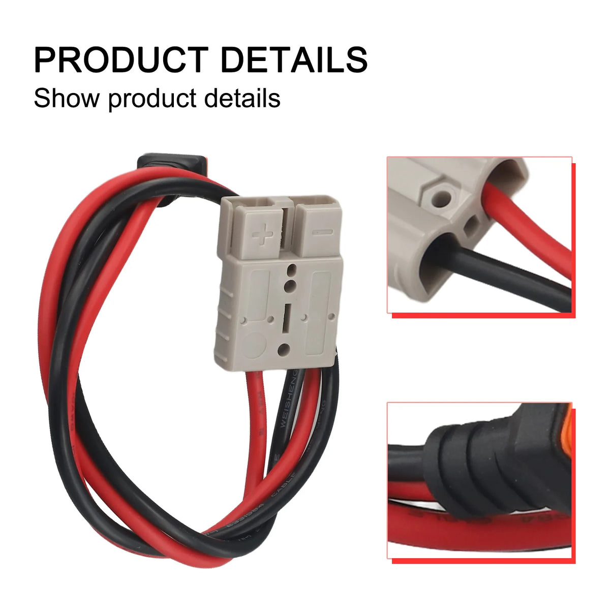 1 X 50A 10AWG Adapter Cable For Andersons To XT60i Connector Portable Powers Station Adapter Cable Tool Accessorie Adapter Cable
