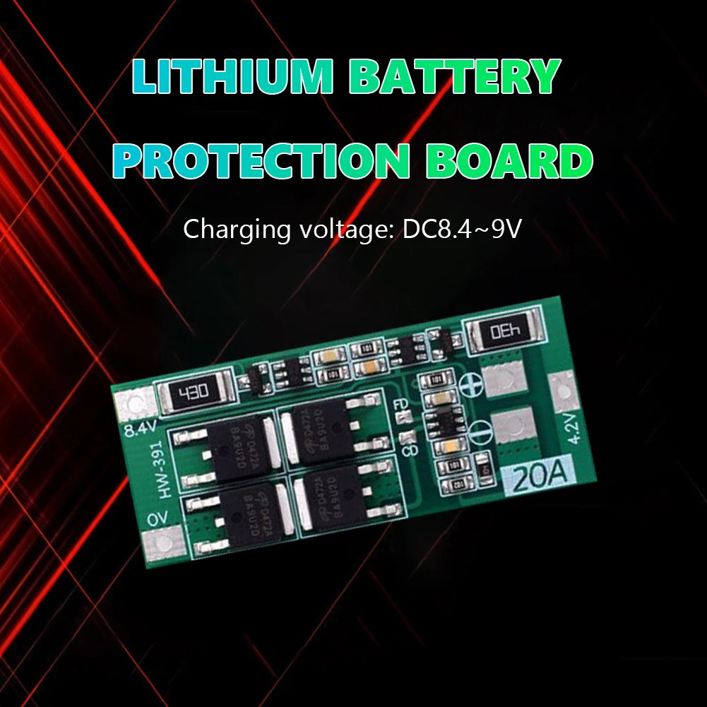 1-10PCS Charging Board Charger Module HW-391 2S 20A Lithium Battery Protection Board 18650 BMS Board Module Balance
