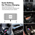 Wireless Charger Car Silicone Pad Stand For iPhone 17 16 14 13 12 Xiaomi Samsung Huawei Mobile Phone Fast Car Wireless Charging