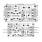Power Supply Filter EMI High Frequency Filter EMI Power Filter AC110-220V 2A 4A 10A 20A Filtering Board