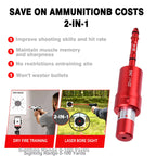 9mm 38SPL 22LR 12GA CAL177 7mm 6.5mm Training Bullet Bore Sight Voice Controlled Laser Dual-purpose for Training and Calibration
