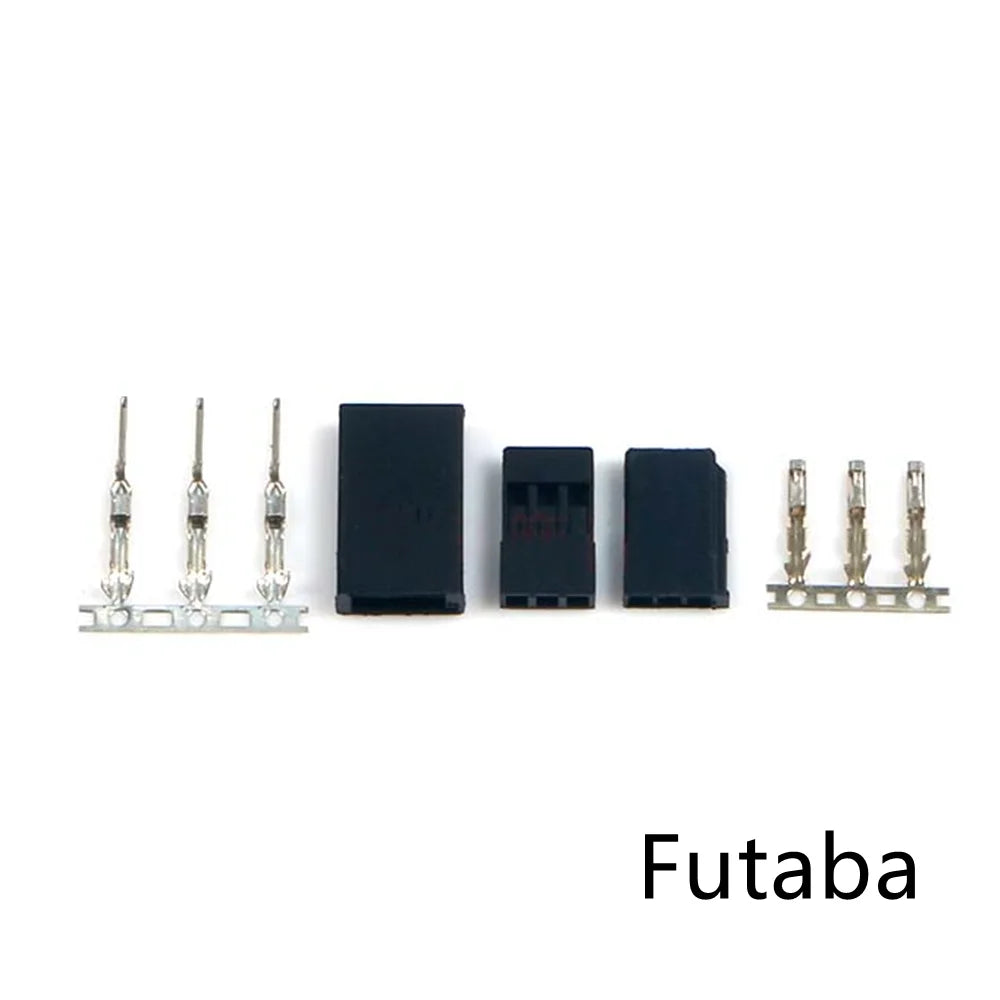 10-50Pcs Lockable JR Futaba Servo Connector Male Female Crimp Terminal Pin Set RC Battery Plug Kit