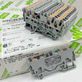 Hot Sale WAGO 2201‑1401 DIN Rail Mount Terminal Block 0.25‑2.5mm² Cage Clamp Connector