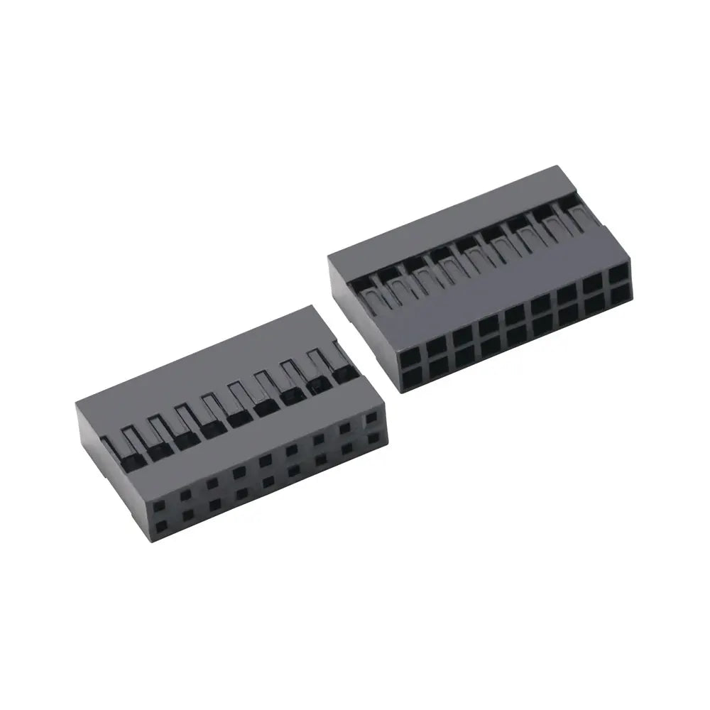 Dupont Plastic Shell Plug 2.54mm Single Double Row Dupont Connector 1/2/3/4/5/6/7/8/9/10P 2*2/3/4/5/6/8/10/20P Housing Terminals
