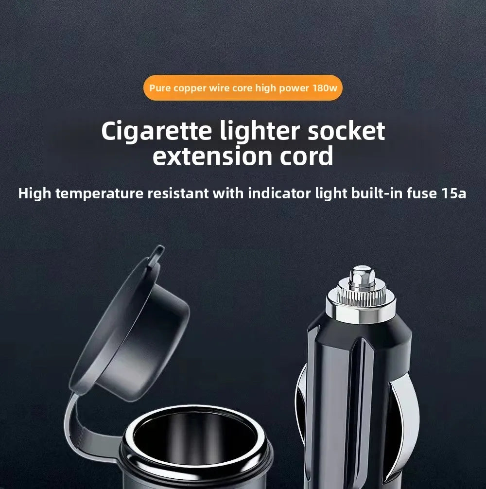 12AWG Car Cigarette Lighter Plug Cable, American Extension Cable To Sae Cable, SAE Cable Power Cord