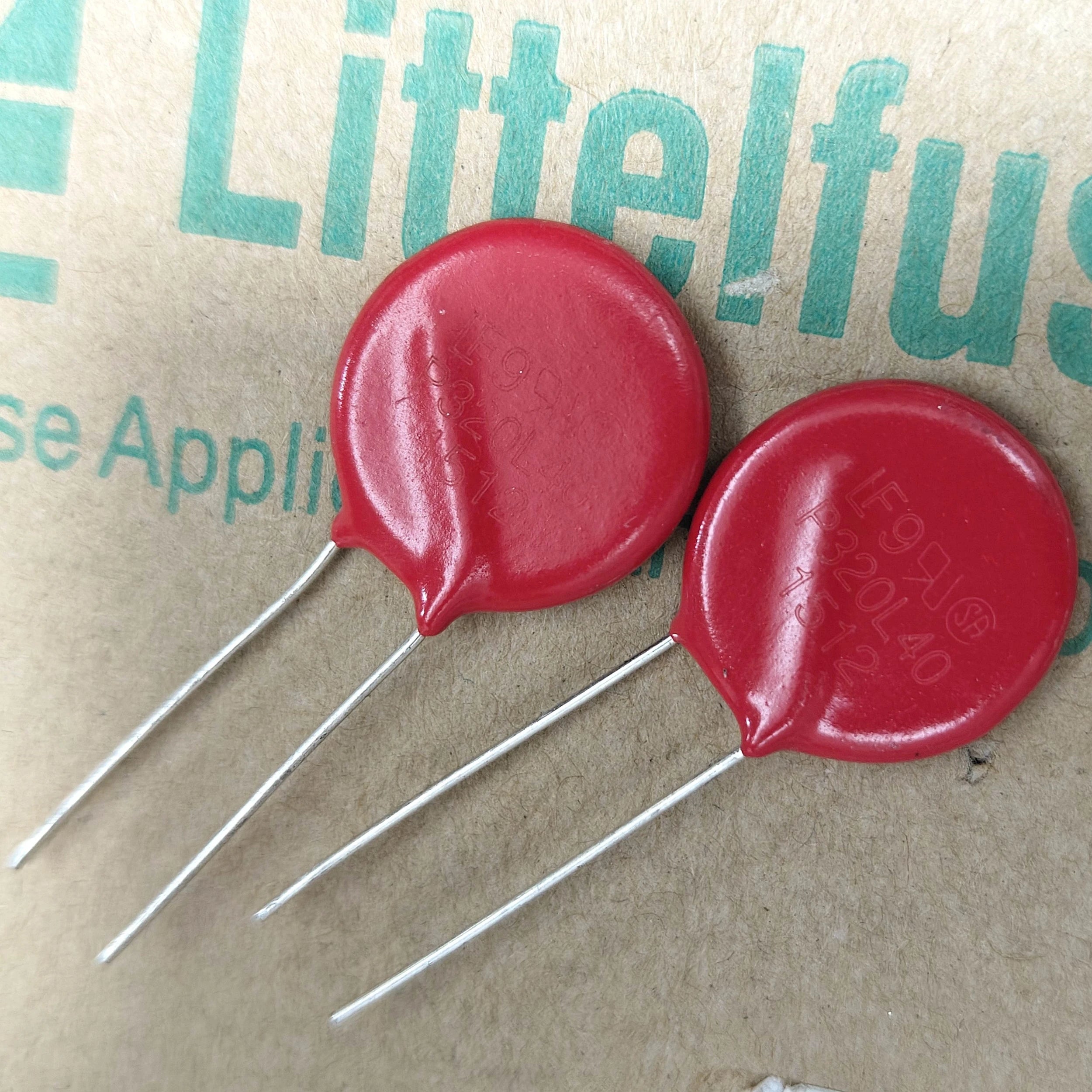 1/10PCS Original P320L40 P320L40C Litteifuse For V320LA40BP Red Varistor 320V 6500A 6KA DISC 20MM Rheostat 750pF MOV V320LA40CP
