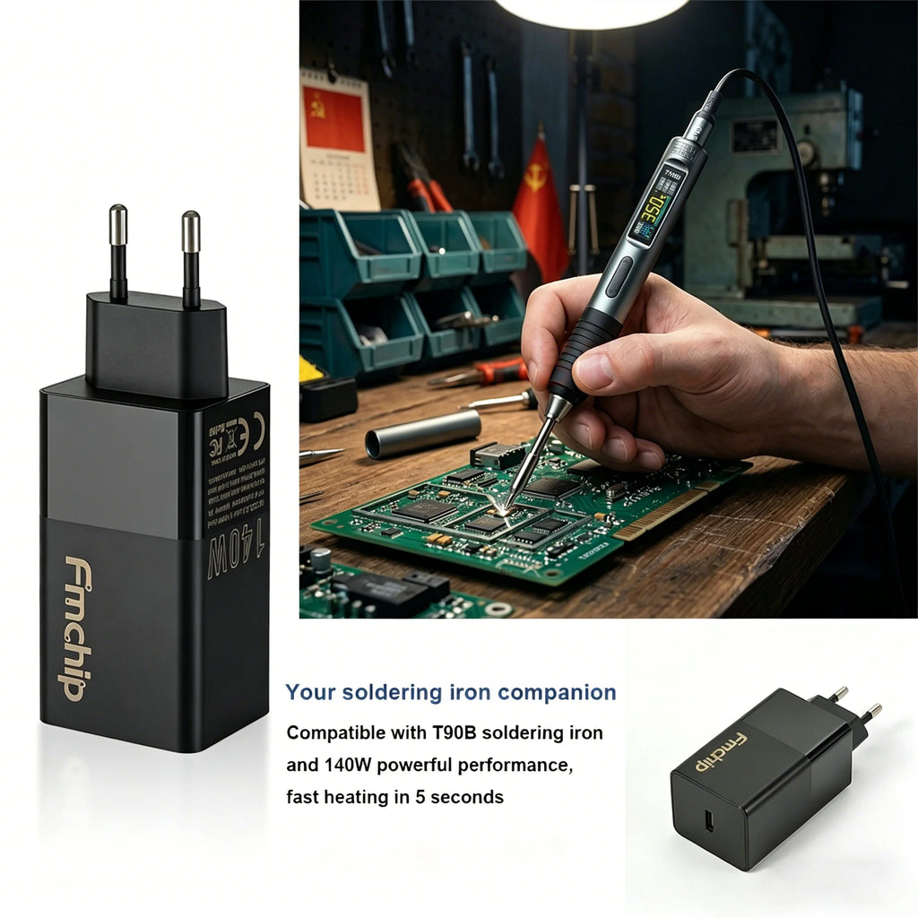 ALIENTEK T90B Smart Soldering Iron PD3.1 140W 80-450℃ Adjustable Temperature Precision Welding Solder Tools T245 Tip Series