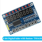MGQH TM1637 4Bits / TM1638 / 74HC595 8 bit Digital LED Display Module 7 Segment 0.36Inch Clock RED Anode Tube Four Serial Driver