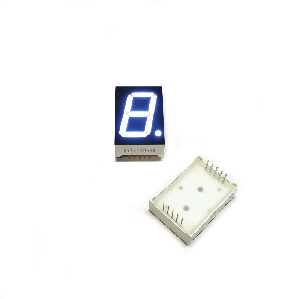 10PCS 1.0-inch digital tube 24mmX34mm digital display screen "8" high 25.4mm 7-segment digital tube 1106series