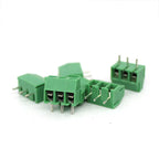 25PCS/50PCS KF350 KF396 300v 10A Pitch 2 3 Pin Spliceable PCB Screw Terminal Block Connector FOR 24-18 AWG CABLE DG350 3.5 3.96
