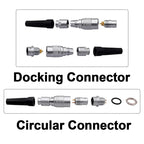 YC8 Mini Circular Connectors 8mm 2 3 4 5 6 7pin Sensor Connector Docking Push Pull Self Lock 8mm