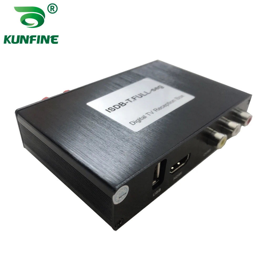 12V-24V Car Digital TV Receiver ISDB-T Full One Seg Mini B-cas Card With 2 Tuner Antenna Japan
