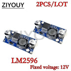 2/5PCS LM2596 LM2596S DC Buck Converter 3.0-40V To 1.5-35V Power Supply Step Down Module Fixed 3.3V,5.0V,12V DC to DC