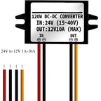 24V to 12V 1A-10A DC to DC Buck Converter Step Down Converter Adaptive Car Power Supply Module Regulator Transformer Module CE
