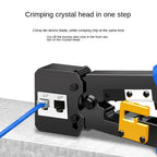 Crimping Pass Through RJ45 6P 8P Cat5 Cat5e Cat6 Pliers Crimp Net Work Tool Multifunction Crimper End-Pass-Through Connectors