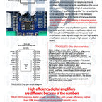 1~2PCS XH-M567 TPA3116D2 Dual-channel Stereo High Power Digital Audio Power Amplifier Board Audio Power Amplifier Board 50W*2