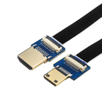 Anti-interference Ribbon FPV HDMI-Compatible Connector Flexible Flat Cable Raspberry Pi 4 Micro Mini HDMI-compatible Orange Pi