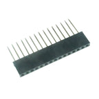 10pcs 2.54mm PC104 Industrial Square Pin Single Row 1X6P/8P/10P/40P Straight PH11mm Pin L12mm Gold PCB Female Header Connector