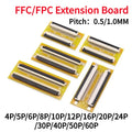 FPC FFC Flexible Flat Cable Extension Board 0.5mm 1mm Pitch 4Pin 5 6 7 8 9 10 12 14 15 16 20 30 40 50 60 PIN Connector