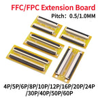 FPC FFC Flexible Flat Cable Extension Board 0.5mm 1mm Pitch 4Pin 5 6 7 8 9 10 12 14 15 16 20 30 40 50 60 PIN Connector