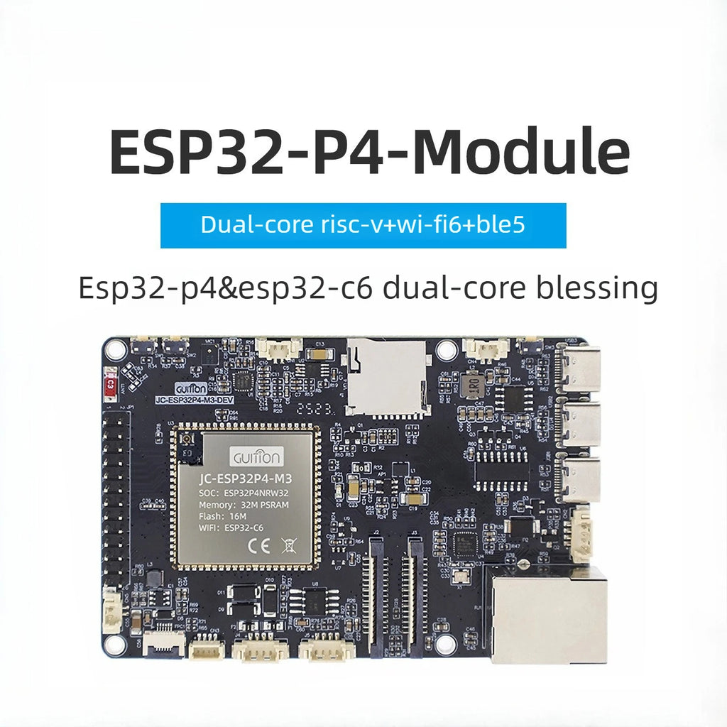 ESP32 P4 Development Board Dual Core RISC V with Ethernet Camera Interface DSI Display for High Performance IoT AI