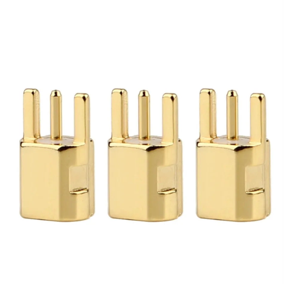 DIY MMCX Connector Shure Beryllium Copper Earphone Pin MMCX Female Plug Audio Jack Adapter For SE535 SE425 SE315 SE215 Headphone