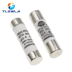 5PCS 10*38 Fast blow Ceramic Fuse 10X38MM Fuse 380V 500V 0.5A 1A 2A 3A 4A 5A 6A 8A 10A 16A 20A 25A 32A 40A RO15 RT18 RT14
