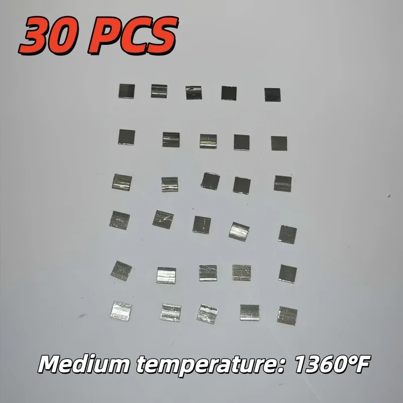 2*2mm Silver Solder Sheets - High/Medium/Low Temperature Options for DIY Jewelry Welding & Crafting