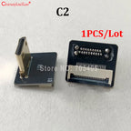 1PC Ribbon Flat FPV HDMI-Compatible Connector Flexible Cable Raspberry Pi 4 Micro HDTV To HD/Mini HD Female 90 Degree FFC 20pin