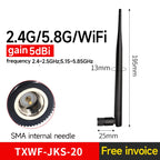 10Pc 2.4GHz Wifi uhf Antenna Omni Directional SMA Male TX2400-JZ-3 2.0dBi 2.4 GHz Mini Omnidirectional Antenna for communication