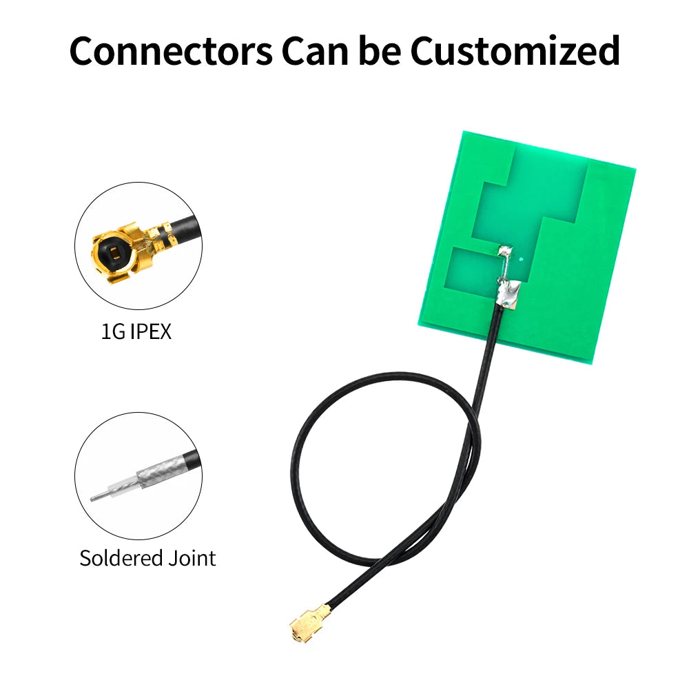 2.4G PCB Antenna High Quality 3DBI Built-in Omnidirectional Antennae High Gain for WiFi with 12cm RG113 Wire