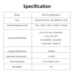 XTAR VX4 V2 18650 Charger AAA/AA 1.5V Li-ion /Ni-MH/LiFePO4 Battery PD20W Fast Charger with LED Display Battery Capacity Tester