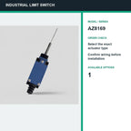 TEZUO AZ8169 IP65 Limit Switch Micro Travel Switch for Industrial Automation