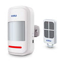 KERUI 433MHz Infrared Motion Sensor Detector Alarm/Doorbell Two Modes Wireless PIR Motion Alarm with Remote SOS for Home Elders